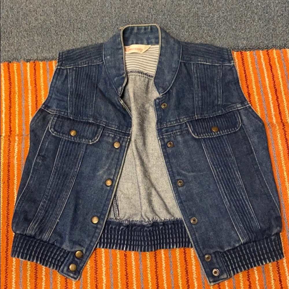 denim vest
